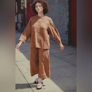 Marvin Ruby Checkered Pant